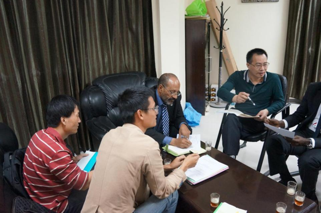 援毛里塔尼亞政府辦公樓項目交流溝通現(xiàn)場